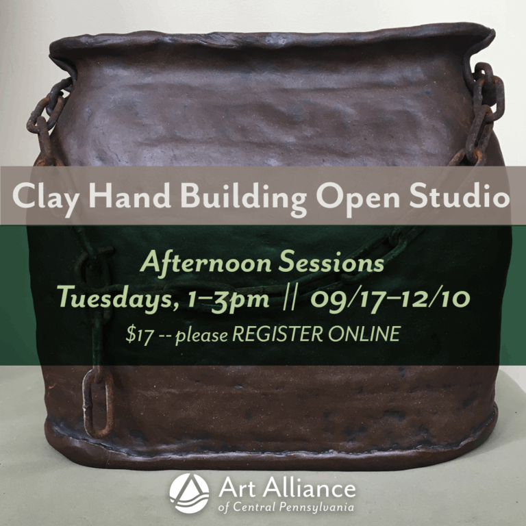 Hand Building in Clay Open Studio - AFTERNOON