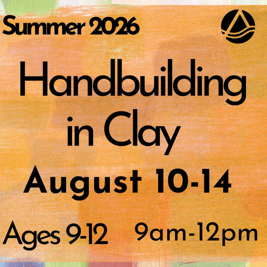 Handbuilding Camp Ages 9-12, August 10-14