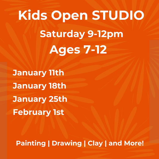 Saturday Open Studio for Kids 7-12