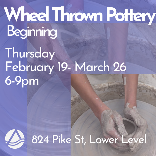 Wheel Thrown Pottery- Beginner