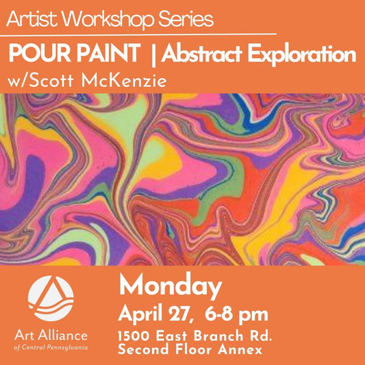 Pour Paint | Abstract Exploration (evening)