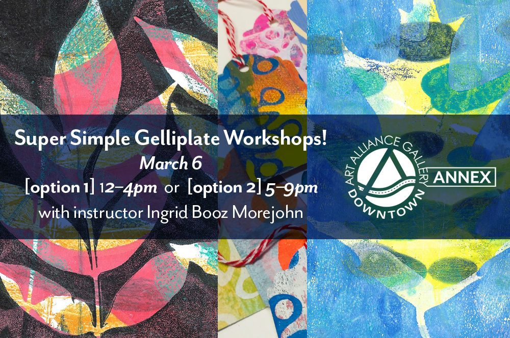 Super Simple Gelliplate Printmaking Class at the Annex, Mar 6, 12–4pm March 1, 2020