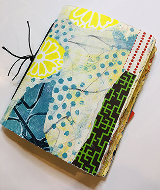What to do with all those Gelliprints? Turn them into an art journal! April 28, 2020