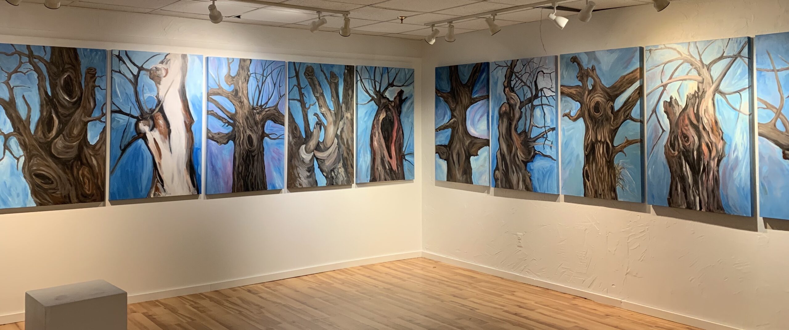 “12 Trees, Plus...” an art exhibition by Mary Vollero - up at the AAGD in August August 5, 2020