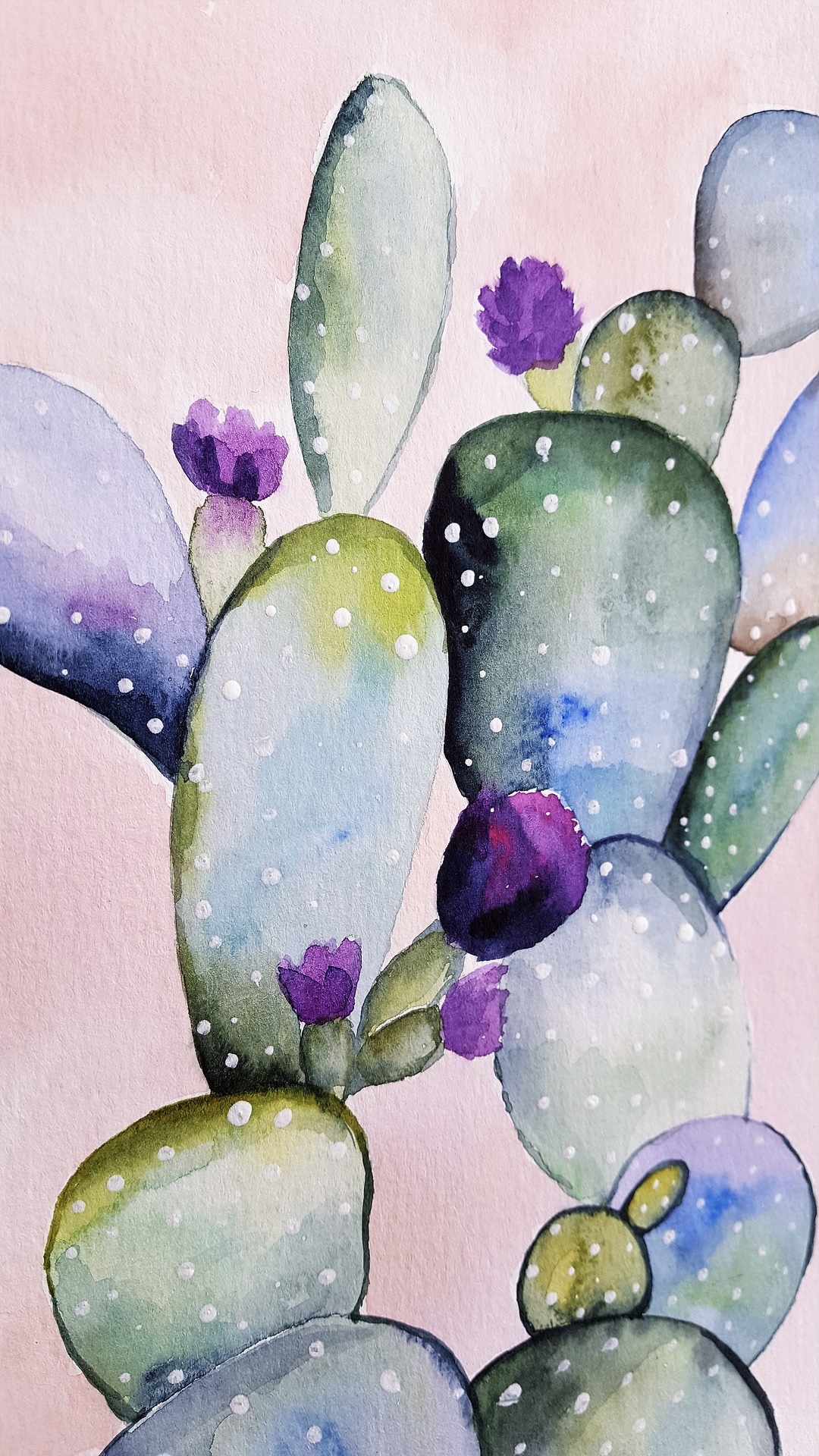 Watercolor Cactus Pop-Up Art Class via ZOOM (9/24) August 19, 2021
