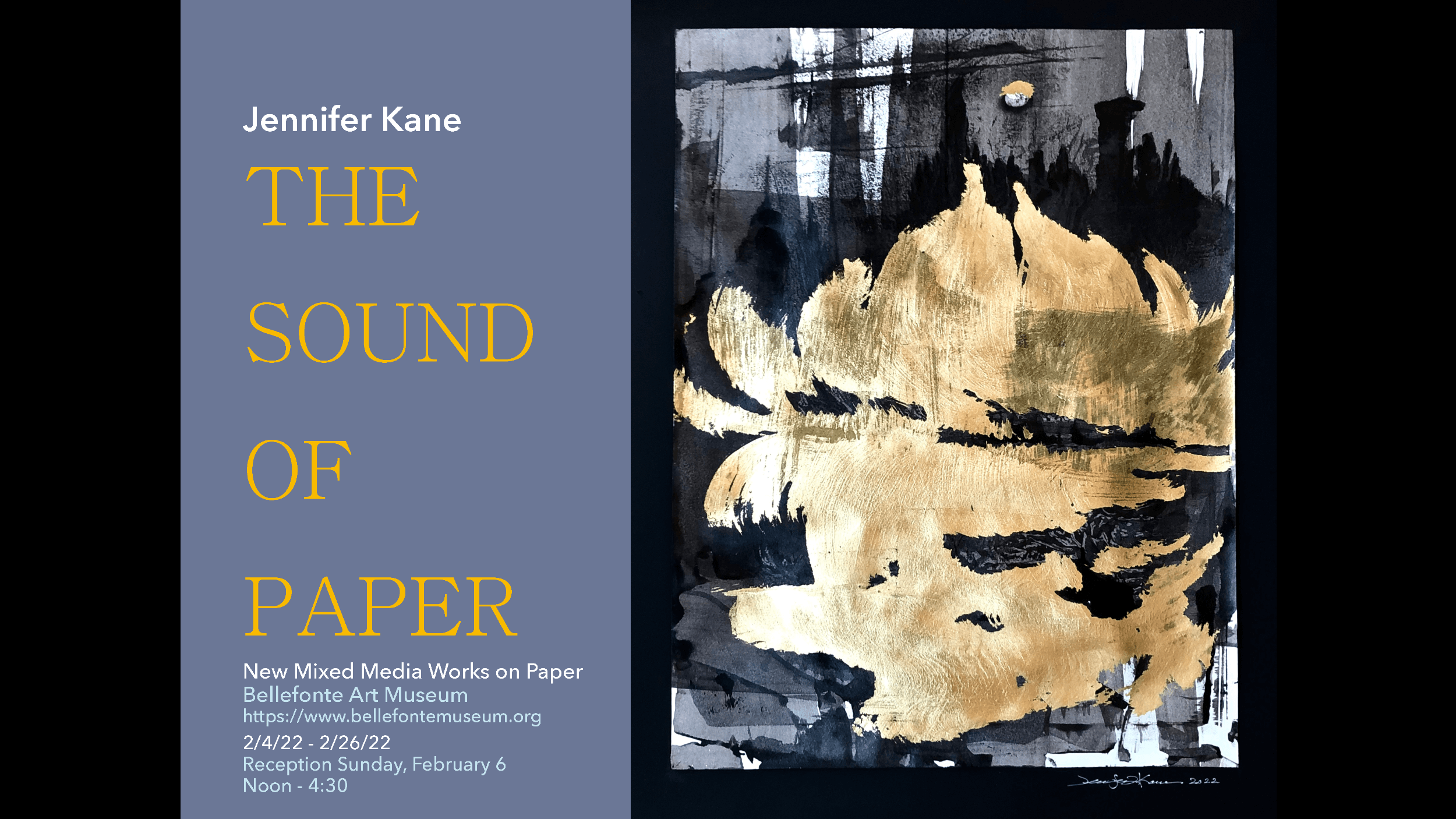 The Sound of Paper: Jennifer Kane at Bellefonte Art Museum