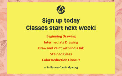 Register Now for Spring Studio Art Classes