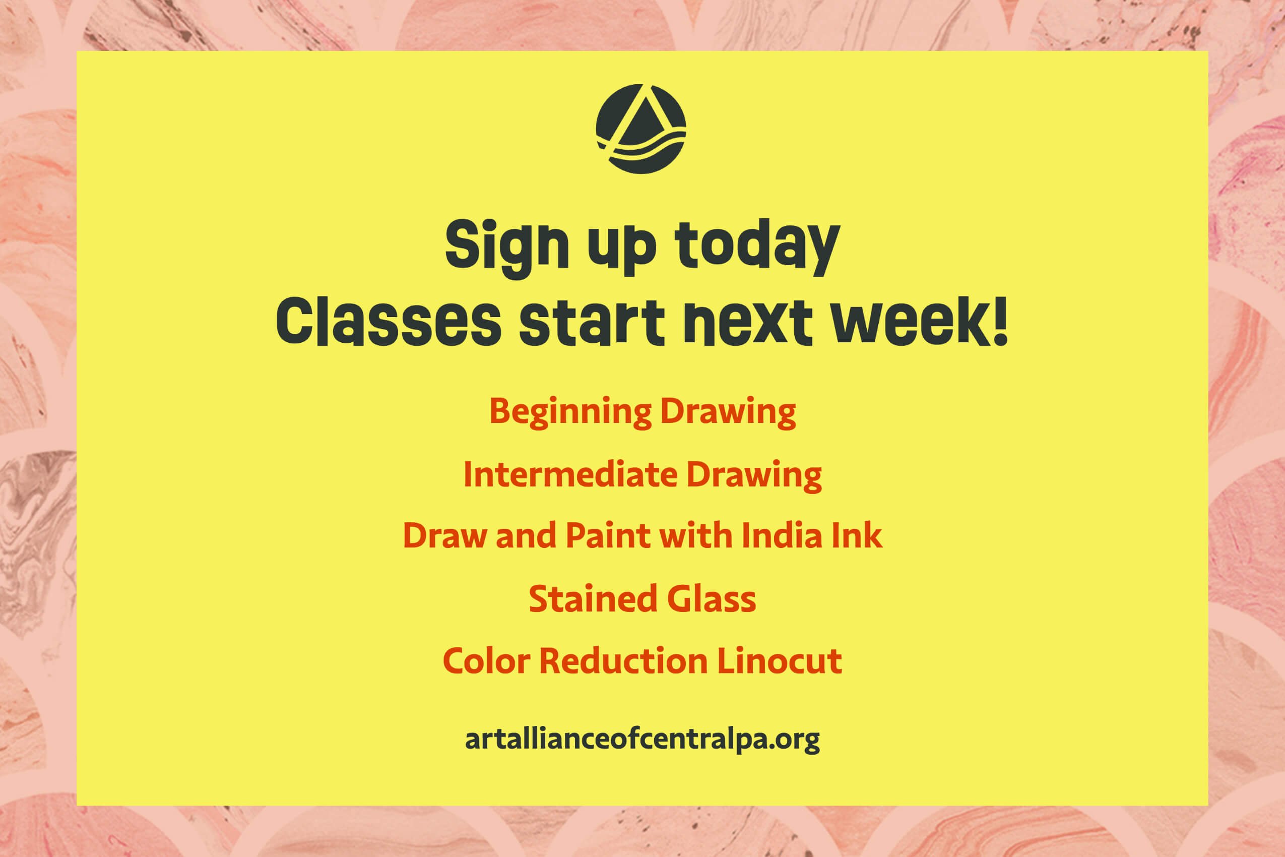 Register Now for Spring Studio Art Classes