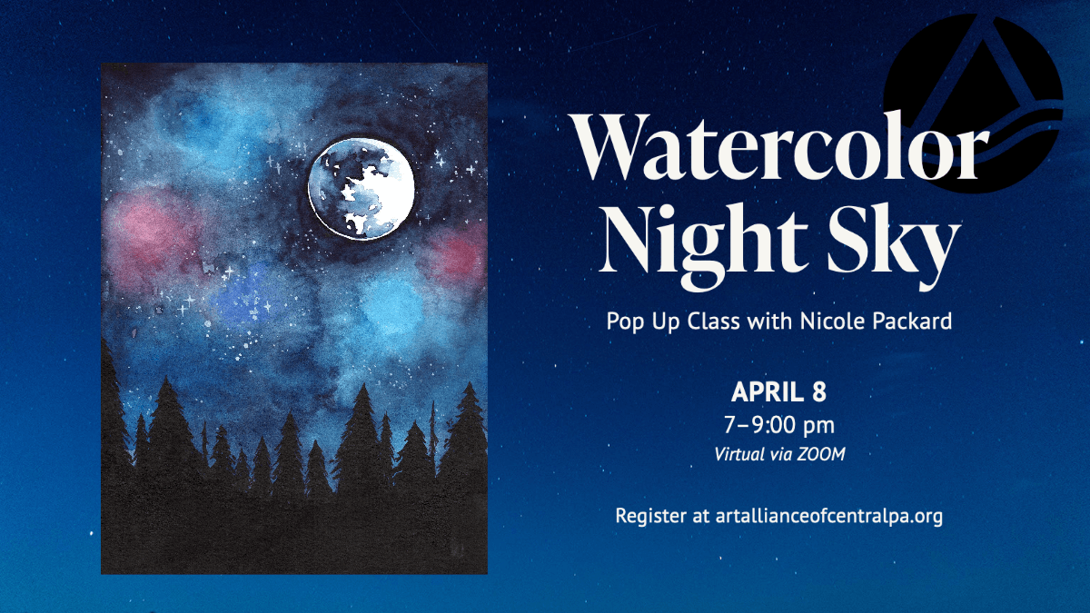 Watercolor Night Sky March 4, 2022