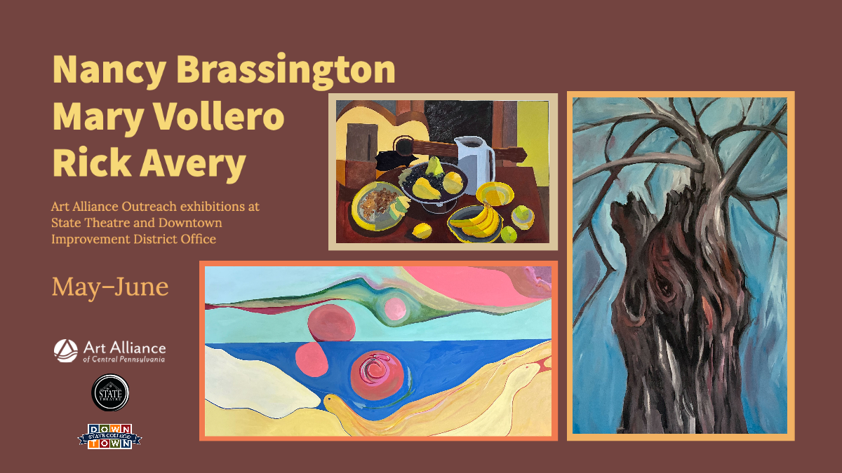 Mary Vollero, Nancy Brassington, Nick Avery Exhibitions May–June