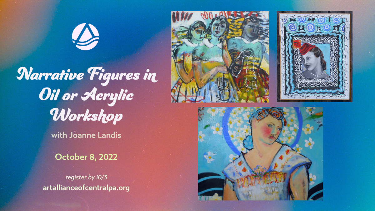 Narrative Figures in Oil or Acrylic July 29, 2022