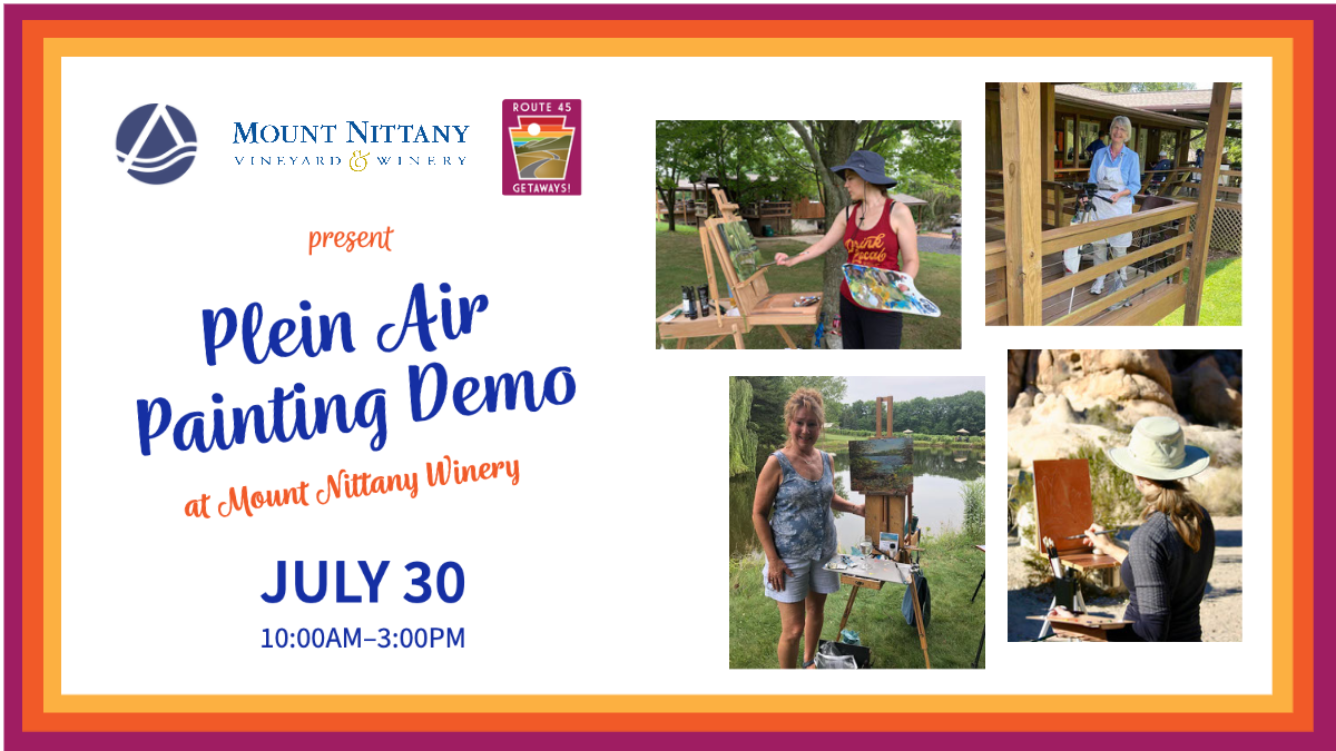 Plein Air Event Saturday, July 30
