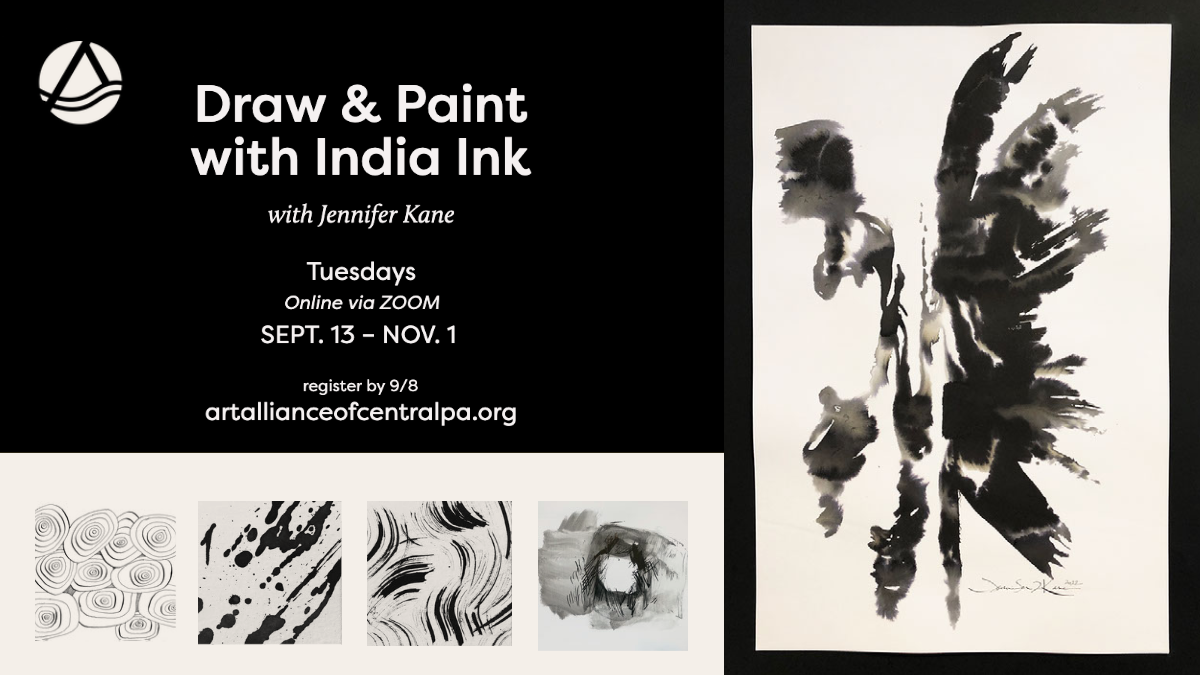 Draw and Paint with India Ink July 28, 2022