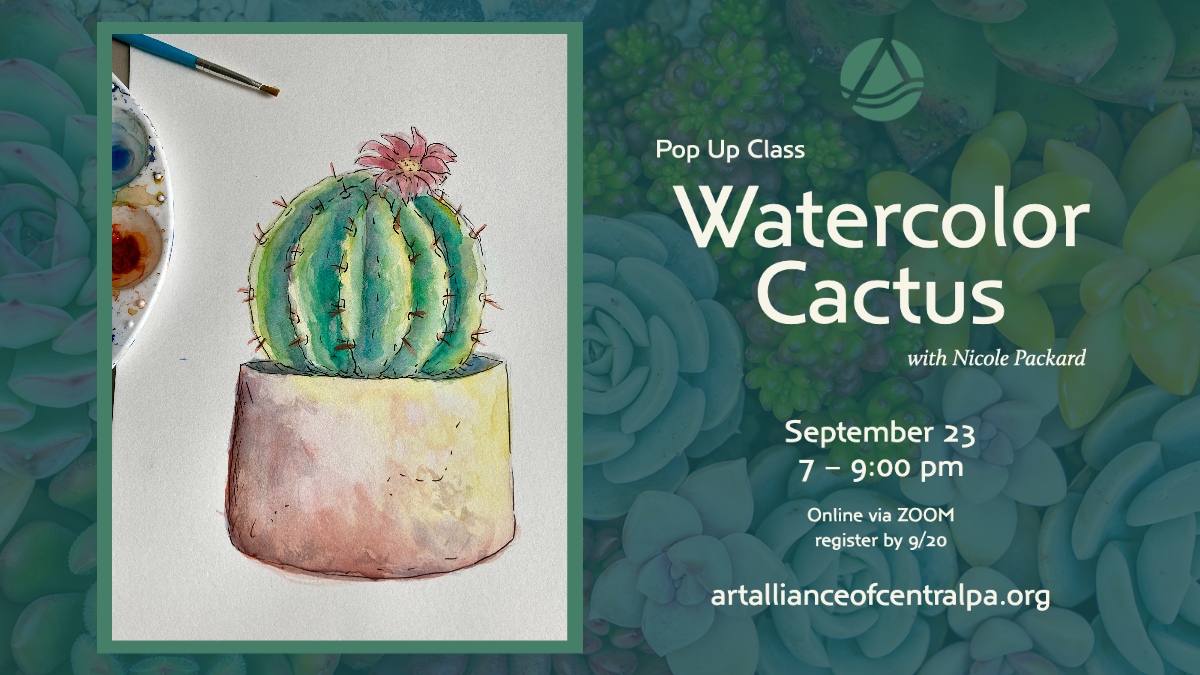 Watercolor Cactus August 5, 2022