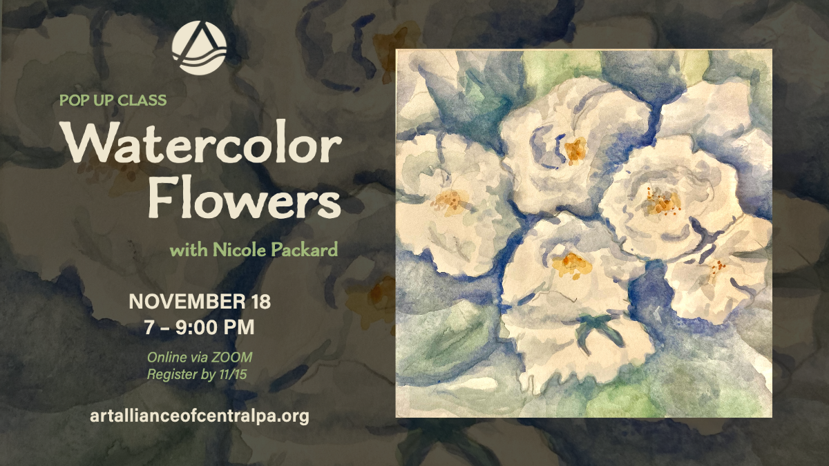 Watercolor Flowers August 9, 2022