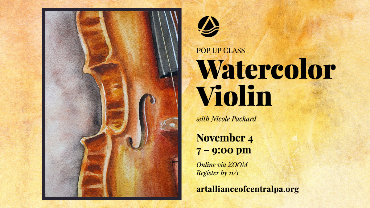 Watercolor Violin August 5, 2022