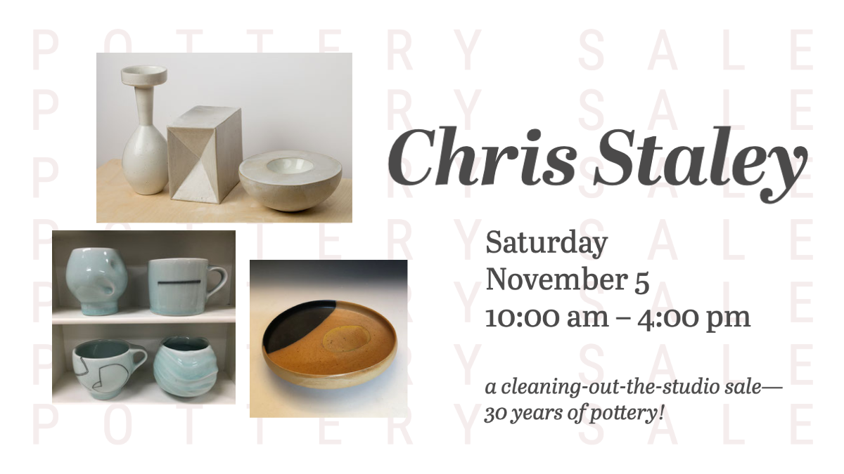 Pottery Sale: Chris Staley