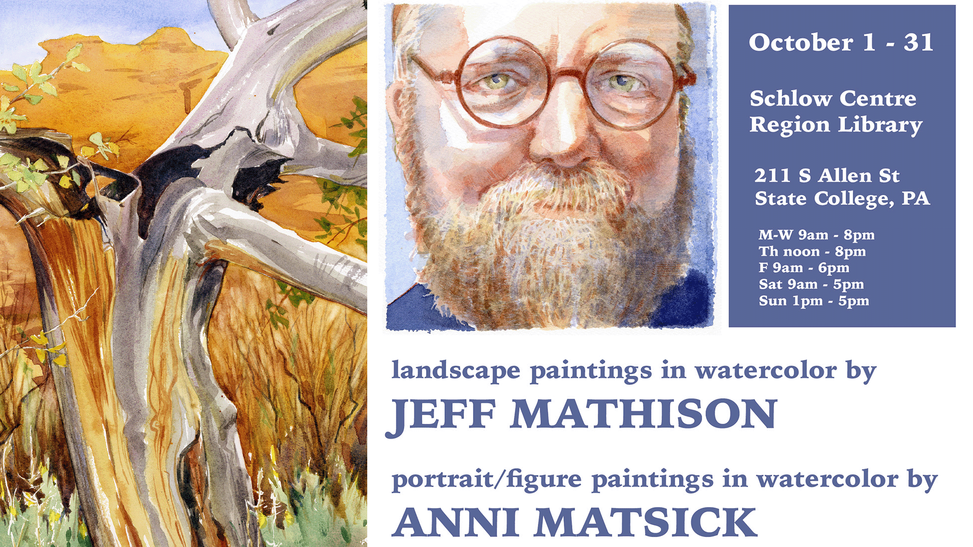 Anni Matsick & Jeff Mathison @ Schlow Library
