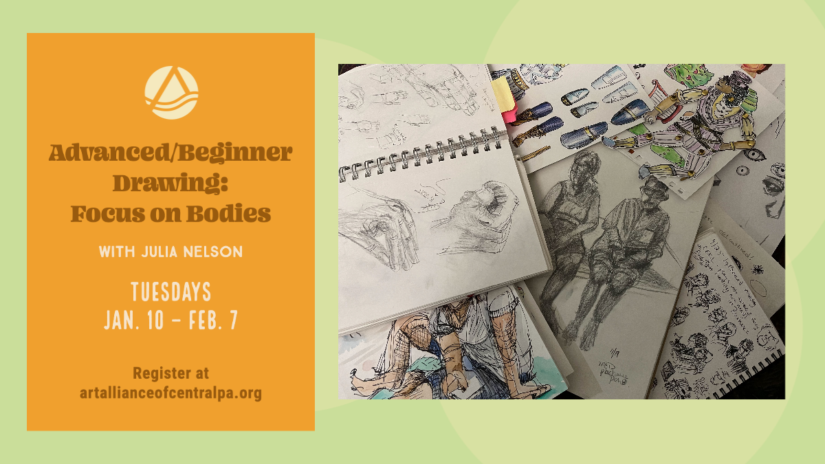 Advanced/Beginner Drawing Focus on Bodies December 1, 2022