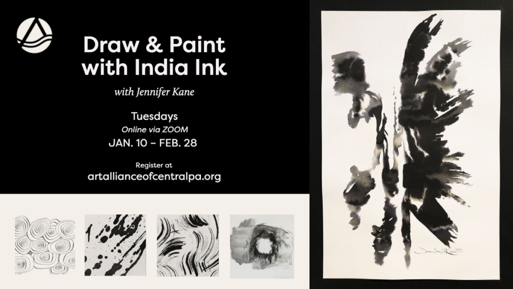 Draw & Paint with India Ink February 22, 2021